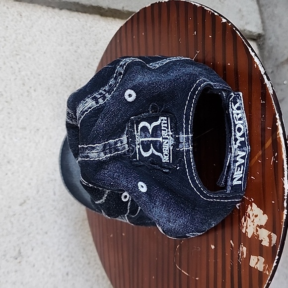 Robin Ruth New York Blue denim Women's Cap used - Picture 4 of 8